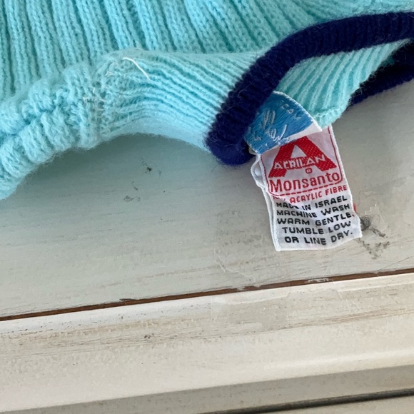 Vintage Short Sleeve Baby boy Sweater Romper Size 6-9 Months - Picture 6 of 6